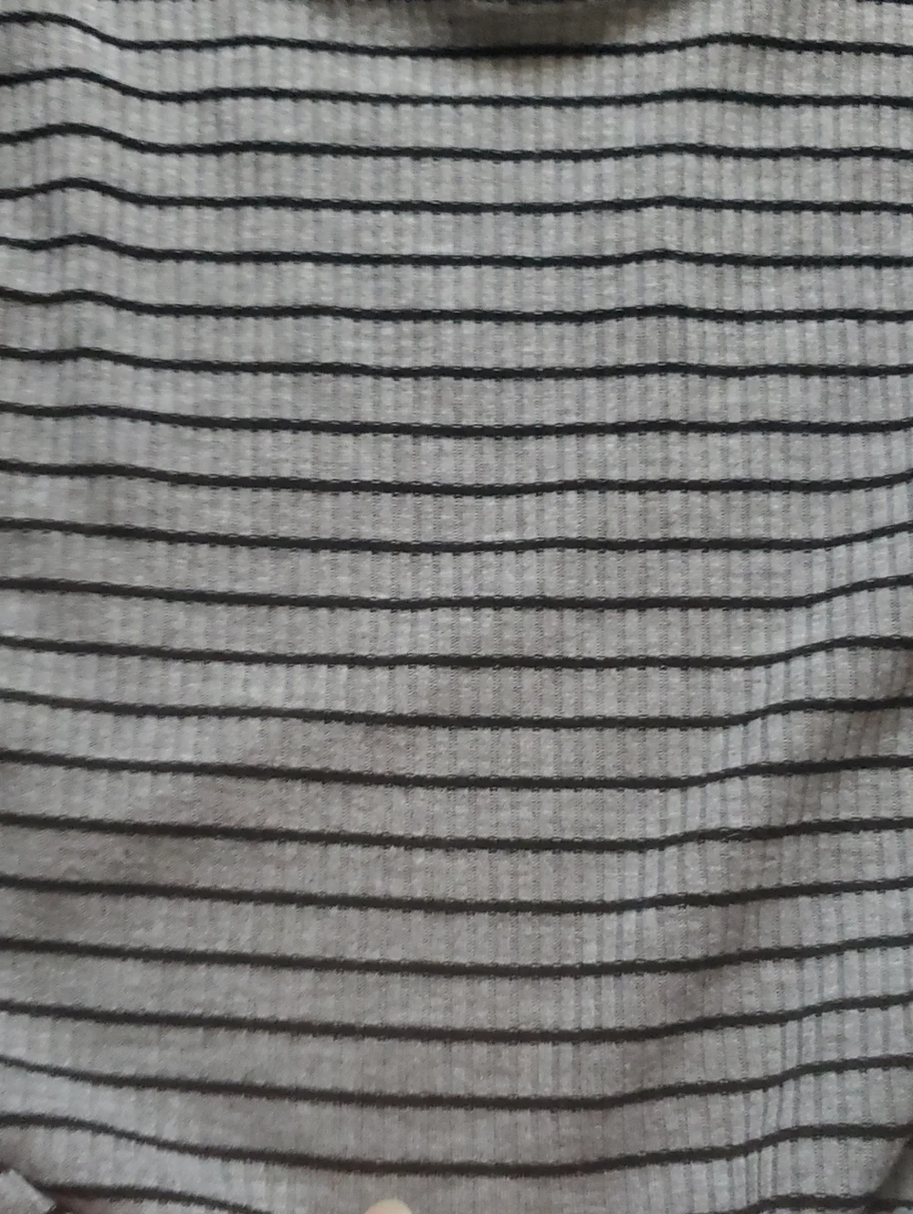 Sleeveless Striped Swing Dress in Gray and Black Size Small Pink Rose Oversized
